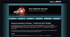 Desktop Screenshot of horshamelectrician.co.uk